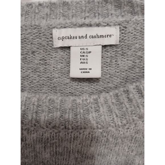 Bulldog Frenchie Dog Sweater Sz S Gray Novelty Long Sleeves Cottage Whymsical - Picture 8 of 10